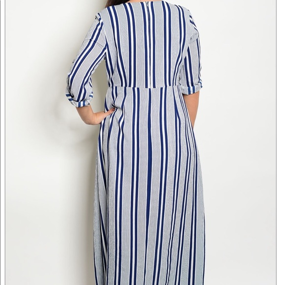 Navy and white romper suit. New without tags - Picture 2 of 2